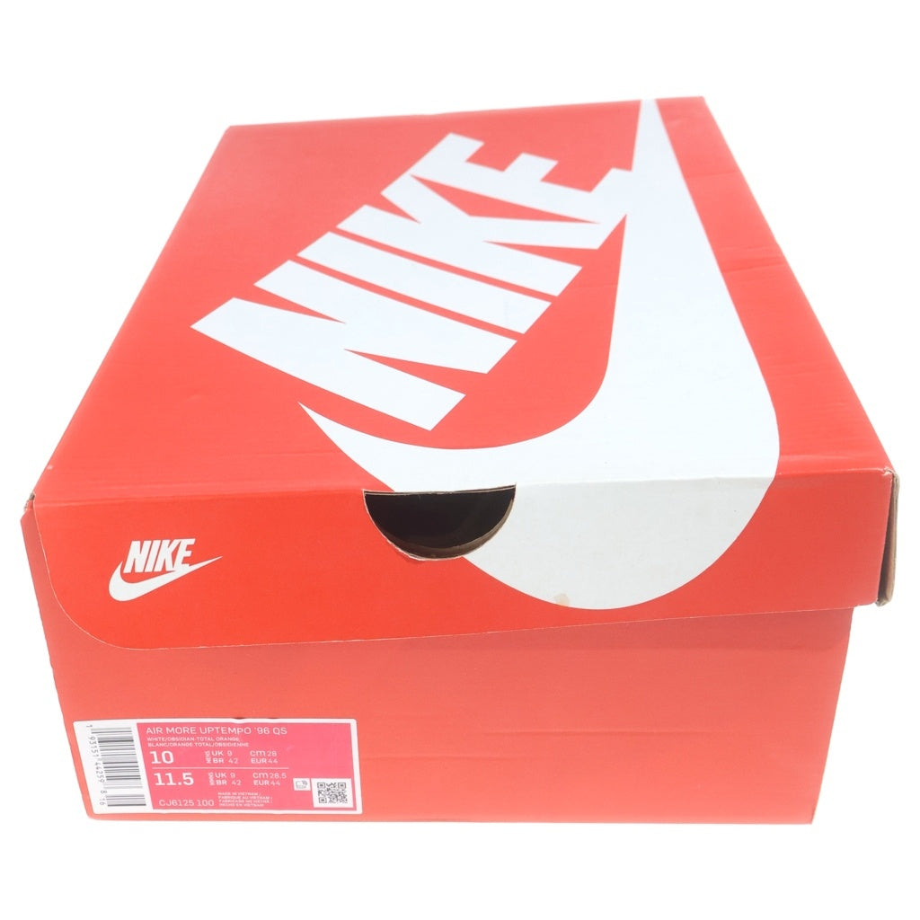 NIKE(ナイキ) Air More Uptempo Denim エアモアアップテンポ デニム ミッドカットスニーカー インディゴ US10/28cm CJ6125-100