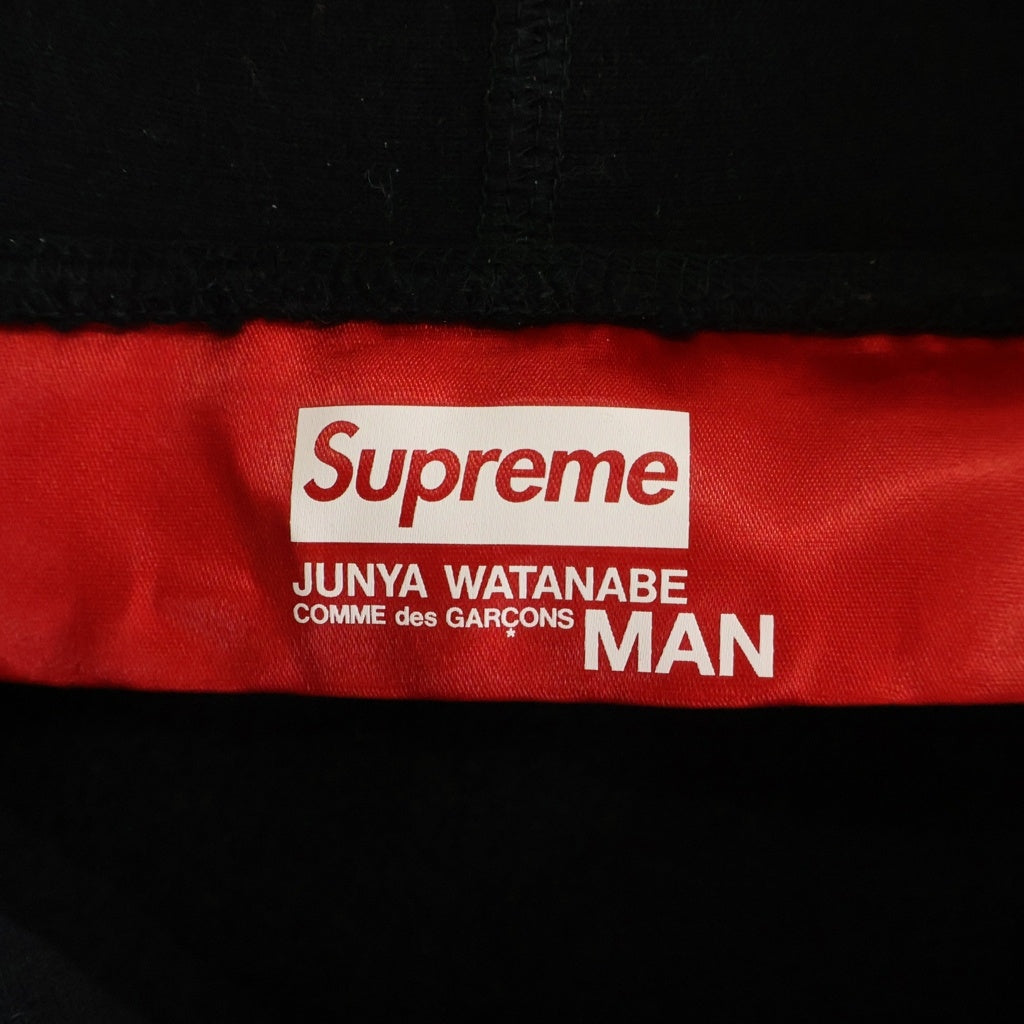 SUPREME(シュプリーム) 21AW ×JUNYA WATANABE MAN Hooded Sweatshirt ジュンヤワタナベコムデギャルソンマン プルオーバーフーデッドスウェットシャツ パーカー ブラック