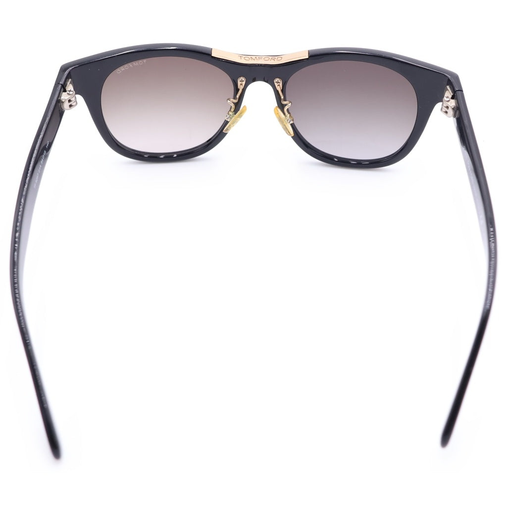 TOM FORD(トムフォード) ロゴ刻印 ウェリントンフレーム サングラス メガネ ブラック TF9257