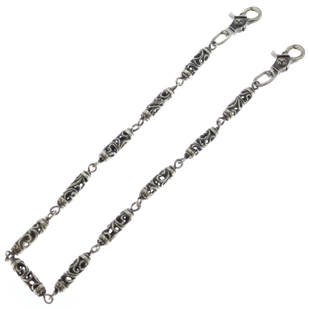 CHROME HEARTS(クロムハーツ) 11LINK ROLLER LONG-T オールド 2クリップ ロングローラー ウォレットチェーン シルバー