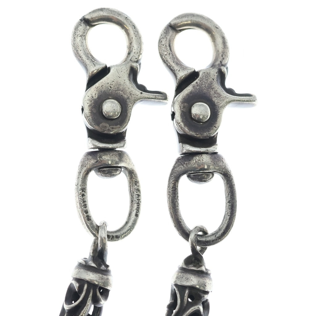 CHROME HEARTS(クロムハーツ) 11LINK ROLLER LONG-T オールド 2クリップ ロングローラー ウォレットチェーン シルバー