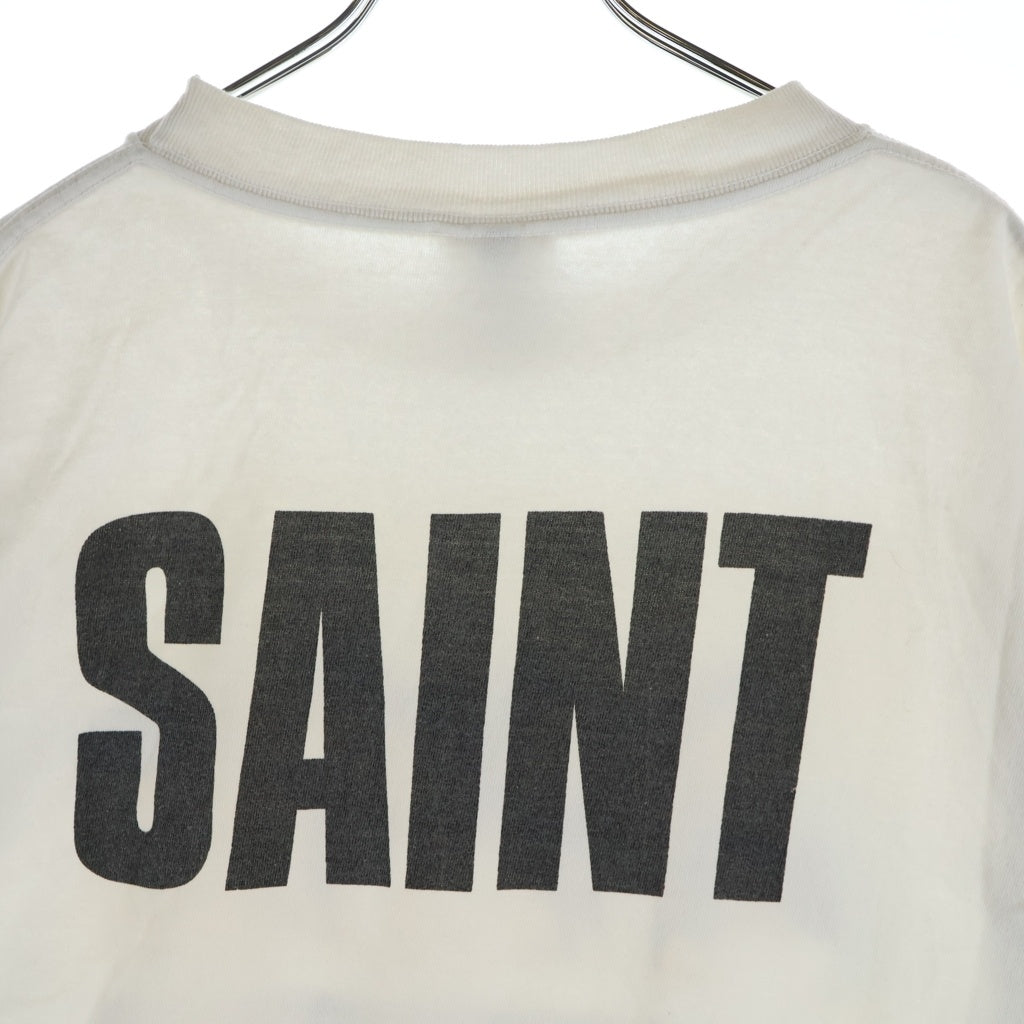 SAINT MICHAEL(セントマイケル) 25SS×FRIENDS FRD_SS TEE フレンズ グラフィックプリント Tシャツ 半袖 カットソー バックプリント ホワイト SM-HR8-0000-C57