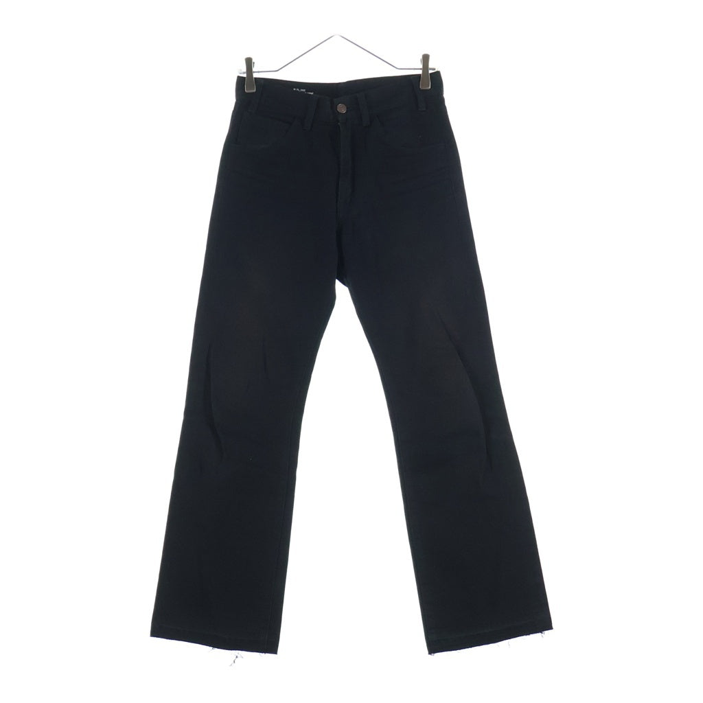 CELINE(セリーヌ) 20SS DYLAN JEANS ディランジーンズ ブロークンツイルコットン 5ポケット ジップフライ フレアデニム ブラック レディース 2N342760D