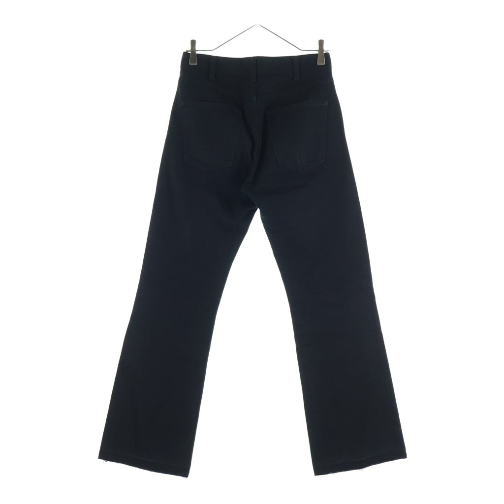 CELINE(セリーヌ) 20SS DYLAN JEANS ディランジーンズ ブロークンツイルコットン 5ポケット ジップフライ フレアデニム ブラック レディース 2N342760D