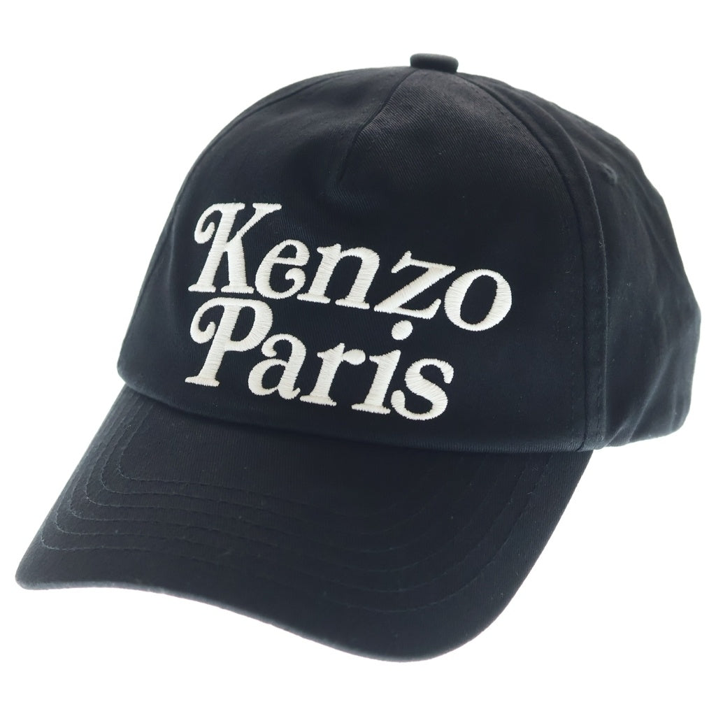 KENZO(ケンゾー) ×VERDY ヴェルディ ロゴエンブロイダリー コットン ベースボールキャップ ブラック FE58AC511F42