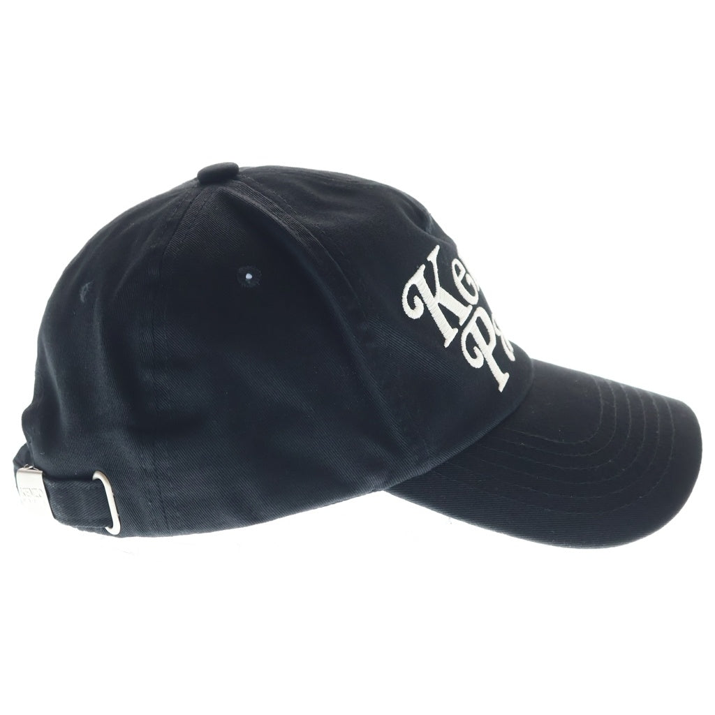 KENZO(ケンゾー) ×VERDY ヴェルディ ロゴエンブロイダリー コットン ベースボールキャップ ブラック FE58AC511F42