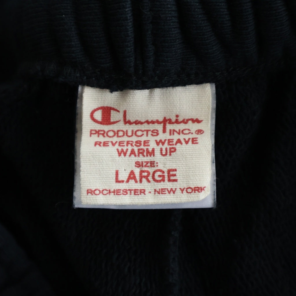 VETEMENTS(ヴェトモン) 17SS ×CHAMPION SIDETAPE LOGO SKIRT チャンピオン サイドテープロゴ スカート スウェットショーツ レディース ブラック WSS17CH10