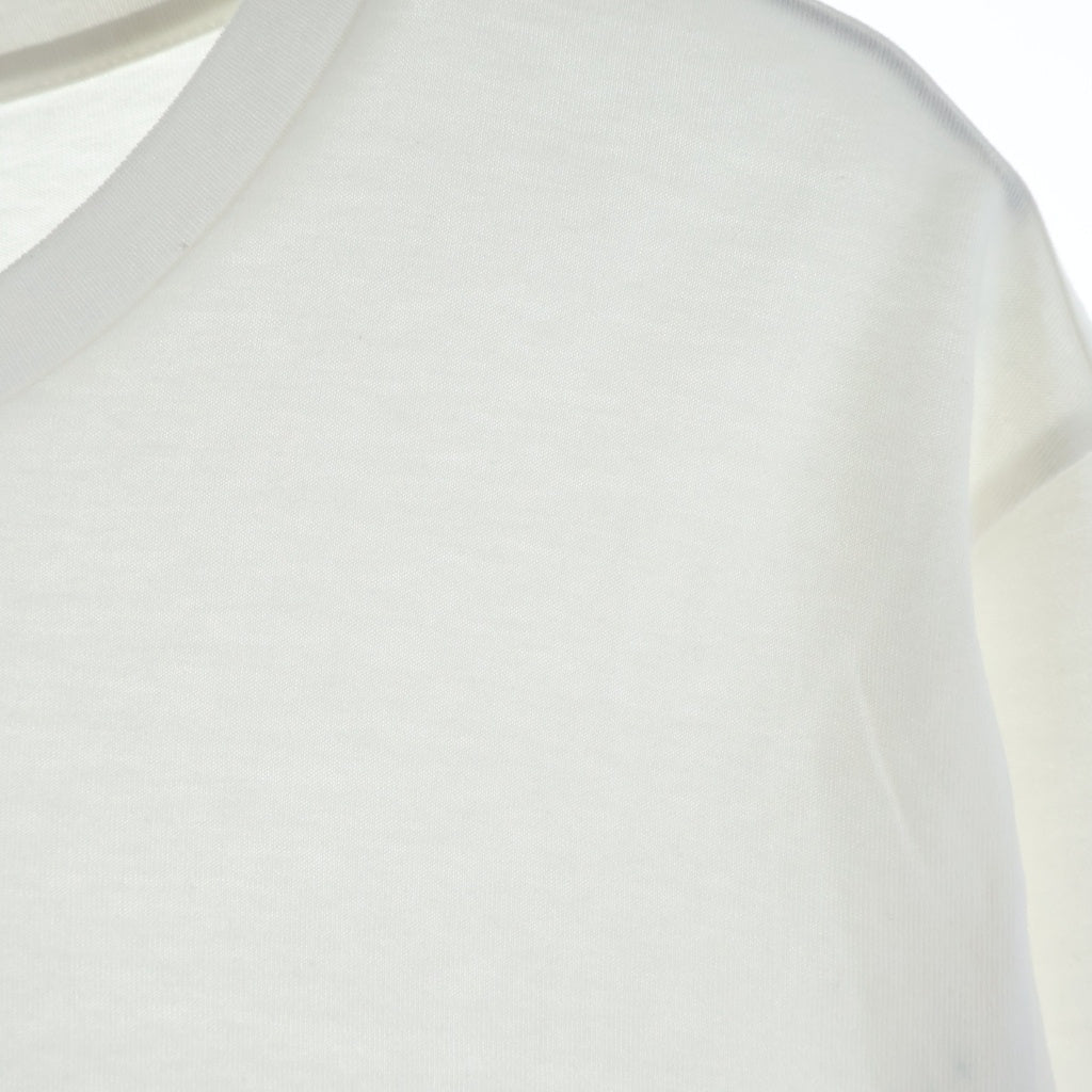 CELINE(セリーヌ) Classic T-Shirt クラシック フロントロゴプリント クルーネック半袖Tシャツ カットソー ホワイト 2X308916G