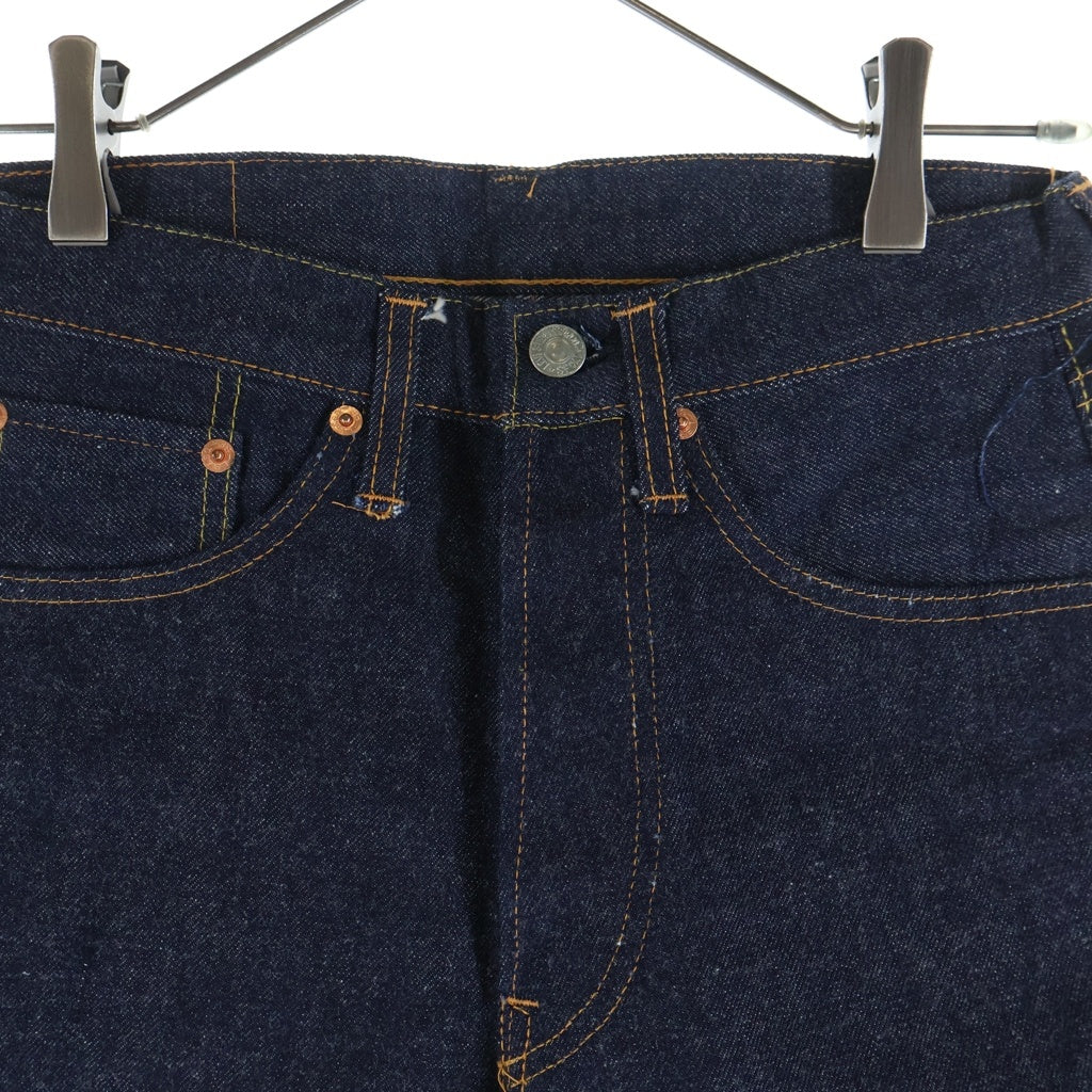 Levi's(リーバイス) 60S VINTAGE 501XX FINAL MODEL DEADSTOCK ギャラ無し 紙パッチ リベット無し 最終モデル ボタン裏E 不均等V BIGE Vステッチ ボタンフライ デニムパンツ