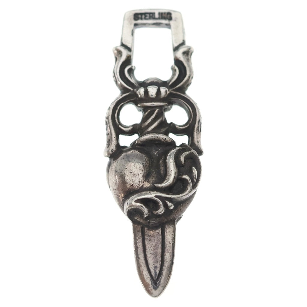 CHROME HEARTS(クロムハーツ) DAGGER HEART ダガーハート ペンダントトップ シルバー BCA243