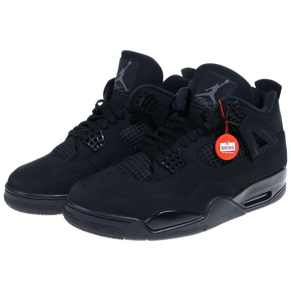 NIKE(ナイキ) AIR JORDAN 4 RETRO OG BLACK CAT エアジョーダン1 レトロ ブラックキャット ミッドカットスニーカー ブラック US12/30cm FV5029-010