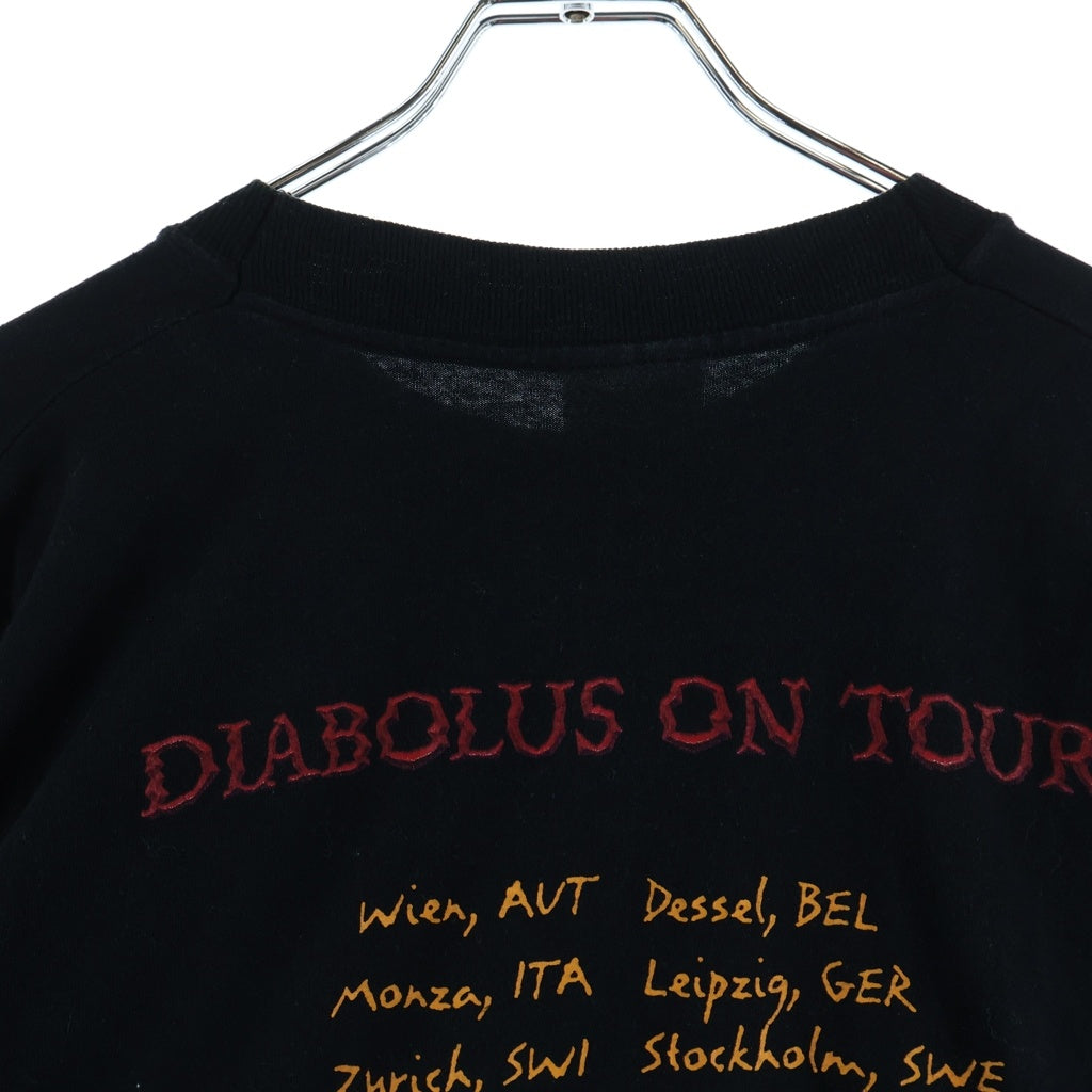 VINTAGE(ヴィンテージ) 90S VINTAGE SLAYER DIABOLUS ON TOUR SCREEN STAR ヴィンテージ スレイヤー ディアボラスオンツアー 両面プリント クルーネック 長袖Tシャツ カットソー