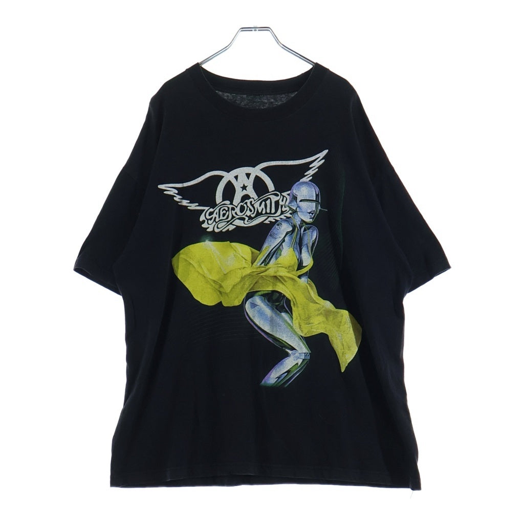 VINTAGE(ヴィンテージ) 00S VINTAGE AEROSMITH SORAYAMA JUST PUSH PLAY WORLD TOUR 2001 ジャストプッシュプレイ ワールドツアー 両面プリント クルーネック 半袖Tシャツ