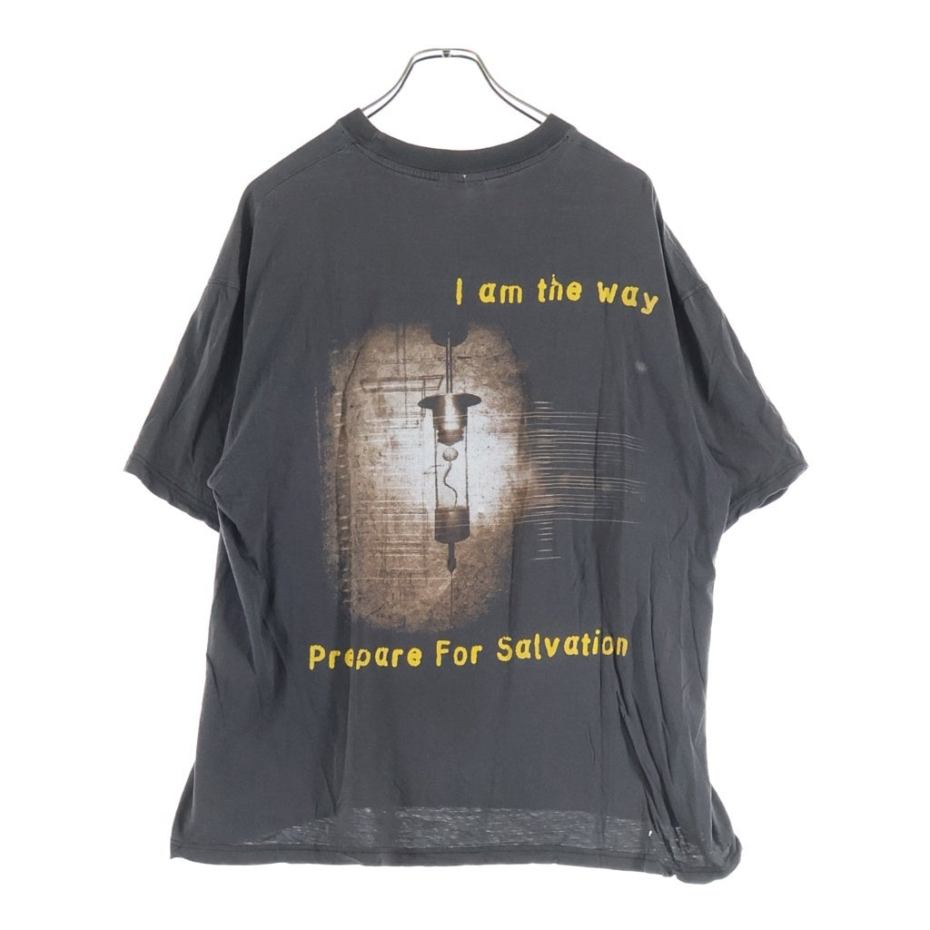VINTAGE(ヴィンテージ) 90S FEAR FACTORY 1998 フィアファクトリー スマッシャーディヴァウアラー 両面プリント クルーネック 半袖Tシャツ カットソー ブラック