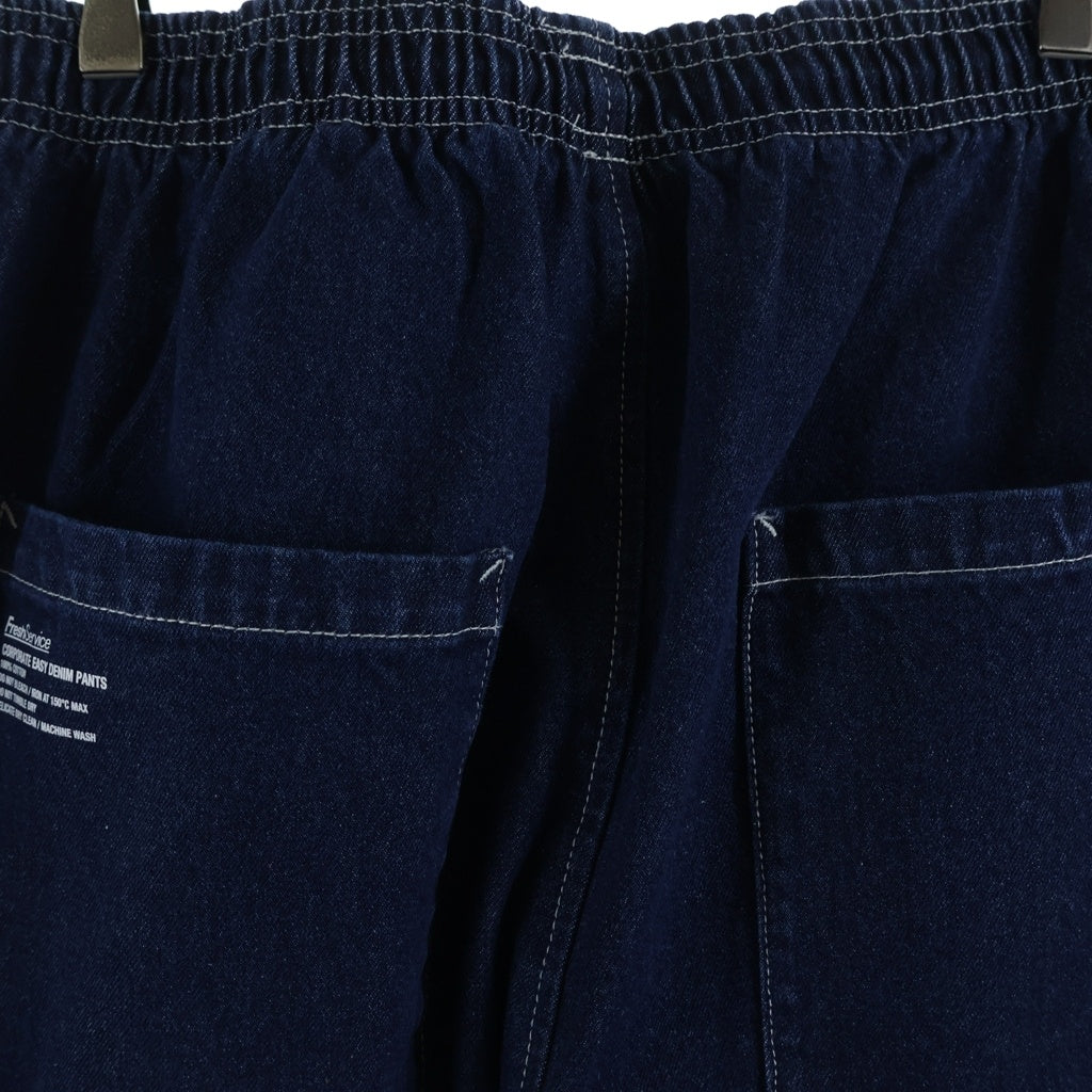 FreshService(フレッシュサービス) CORPORATE EASY DENIM PANTS コーポレート イージーデニムパンツ インディゴ FSW-23-PT_124