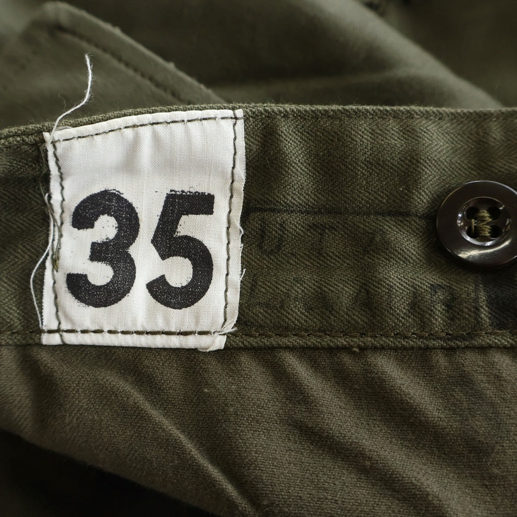 VINTAGE(ヴィンテージ) 60S VINTAGE MILITARY FRENCH ARMY M-47 後期型 ヴィンテージ ミリタリー フランス軍 カーゴパンツ カーキ