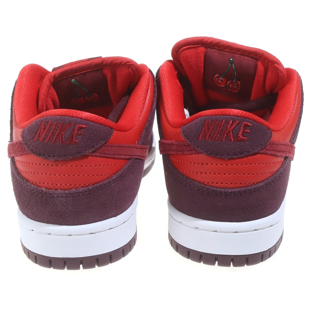 NIKE SB(ナイキエスビー) DUNK LOW CHERRY ダンク チェリー ローカットスニーカー レディース レッド/ブラウン US5/23.5cm DM0807-600