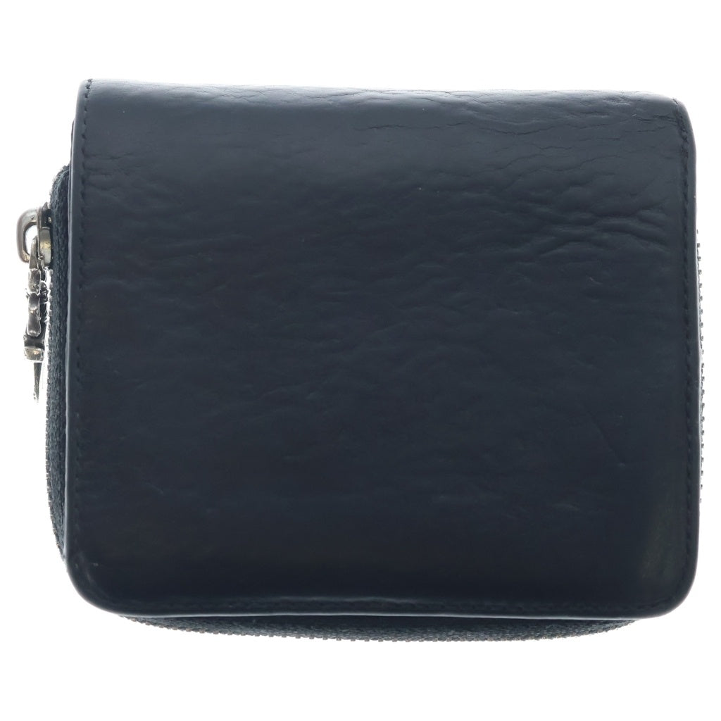 CHROME HEARTS(クロムハーツ) SQ ZIP BILL スクエアジップビル レザーウォレット 財布 ブラック
