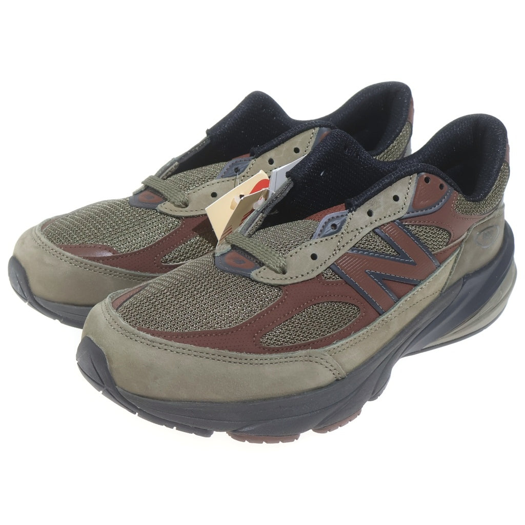 New Balance(ニューバランス) U990CA6 USA製 スエード メッシュ ローカットスニーカー グリーン/ブラウン US9.5/27.5cm