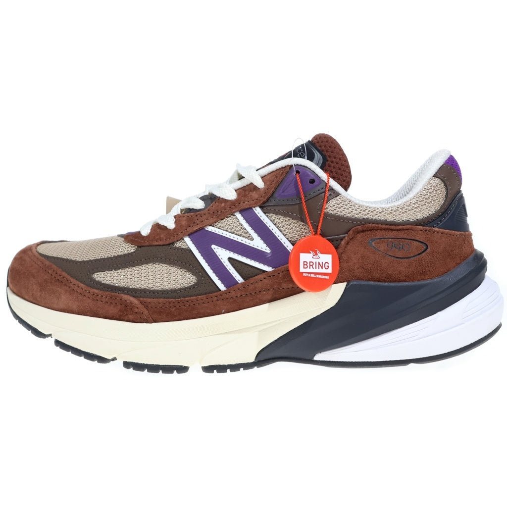 New Balance(ニューバランス) U990OP6 USA製 スエード メッシュ ローカットスニーカー ブラウン US9.5/27.5cm