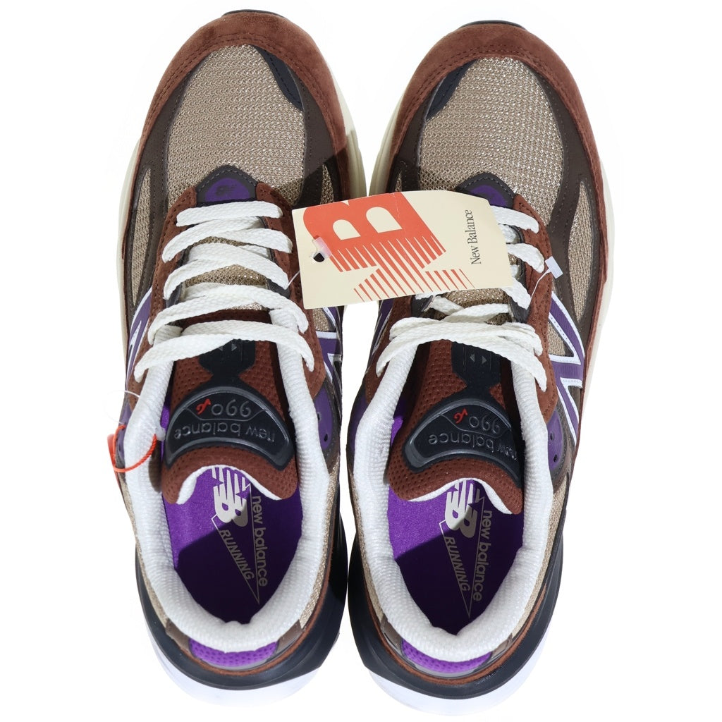 New Balance(ニューバランス) U990OP6 USA製 スエード メッシュ ローカットスニーカー ブラウン US9.5/27.5cm