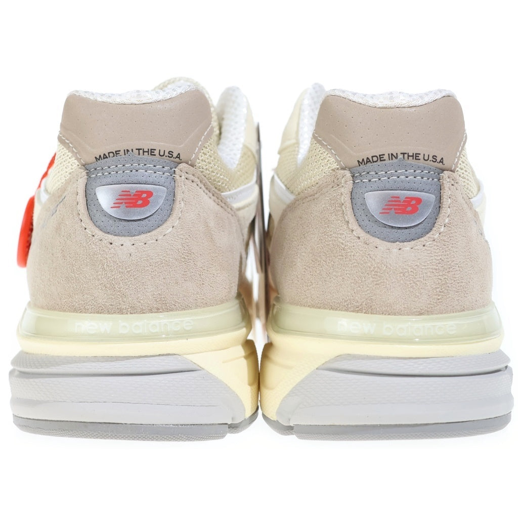 New Balance(ニューバランス) U990TE4 USA製 スエード メッシュ ローカットスニーカー ベージュ US9.5/27.5cm