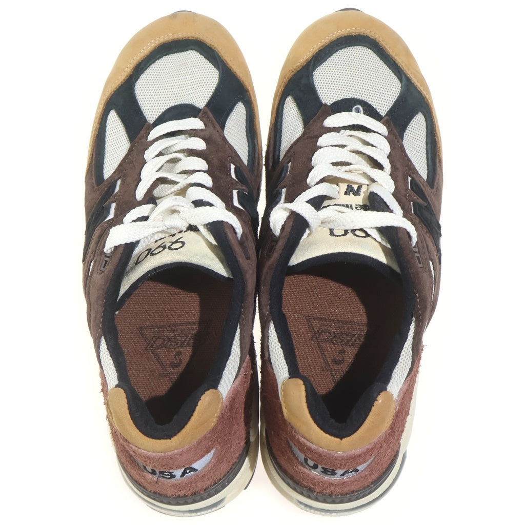 New Balance(ニューバランス) M990BB2 USA製 スエード メッシュ ローカットスニーカー ブラウン US10/28cm M990BB2