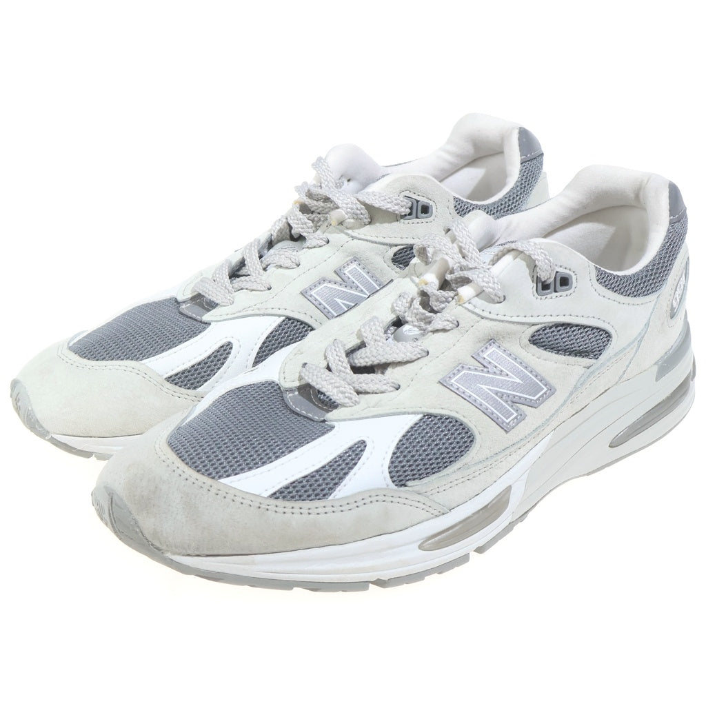 New Balance(ニューバランス) U991LG2 UK製 スエード メッシュ ローカットスニーカー グレー US9.5/27.5cm