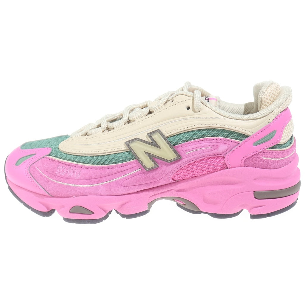 New Balance(ニューバランス) M1000MC スエード メッシュ ローカットスニーカー ピンク/ベージュ US9/27cm