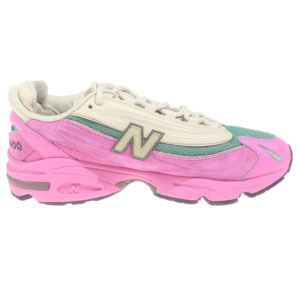 New Balance(ニューバランス) M1000MC スエード メッシュ ローカットスニーカー ピンク/ベージュ US9/27cm