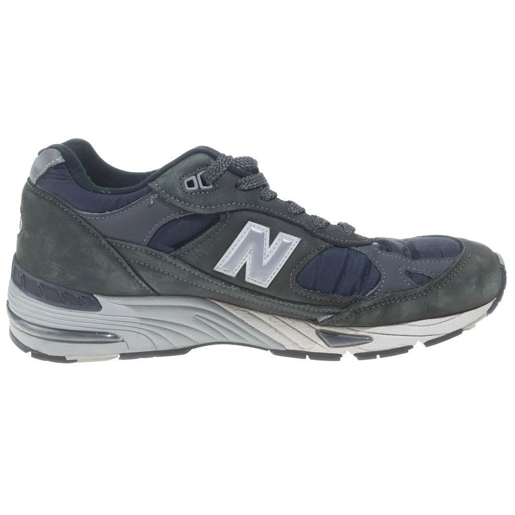 New Balance(ニューバランス) ×BEAMS PLUS M991DGG ビームスプラス スウェードレザーローカットスニーカー ブラック/カーキ US9.5/27.5cm