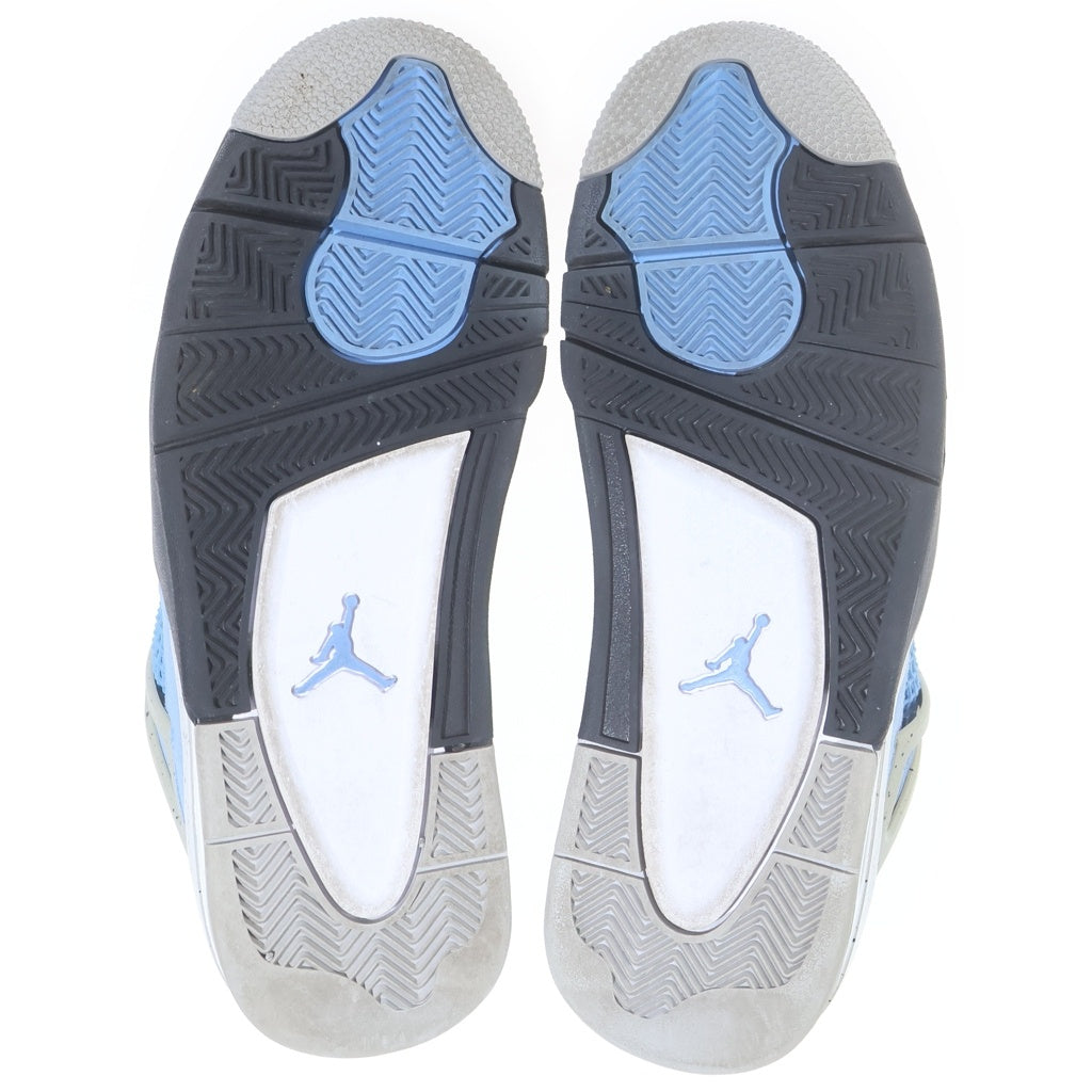 NIKE(ナイキ) AIR JORDAN 4 RETRO UNIVERSITY BLUE エアジョーダン4 レトロ ミッドカットスニーカー ブルー US9/27cm CT8527-400