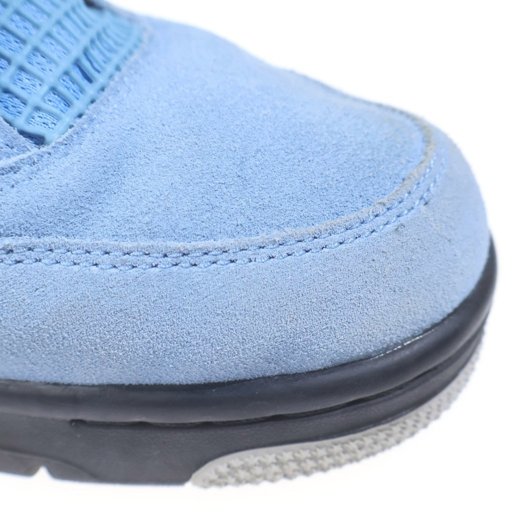 NIKE(ナイキ) AIR JORDAN 4 RETRO UNIVERSITY BLUE エアジョーダン4 レトロ ミッドカットスニーカー ブルー US9/27cm CT8527-400