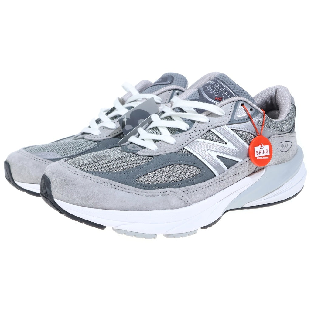 New Balance(ニューバランス) M990GL6 スエードメッシュ ローカットスニーカー グレー US9/27cm