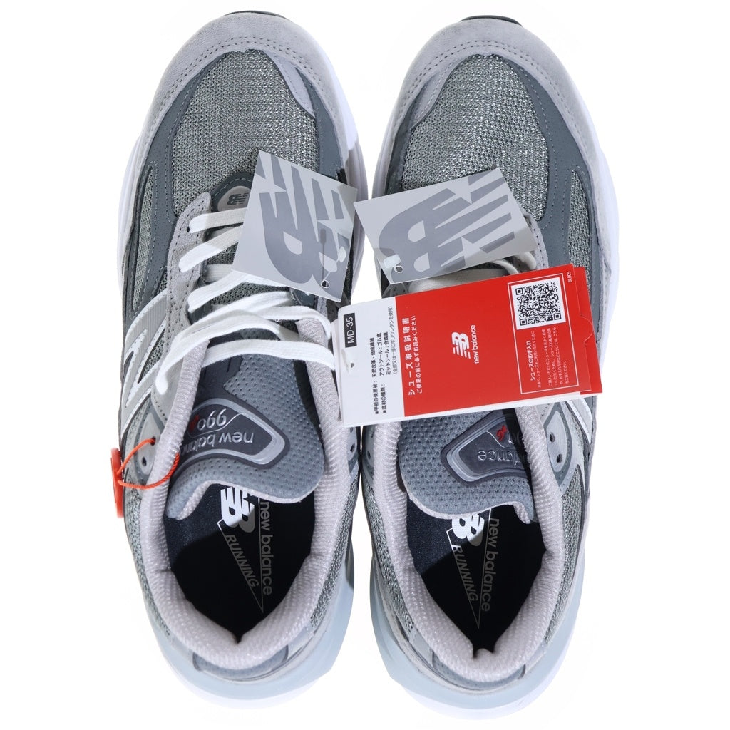 New Balance(ニューバランス) M990GL6 スエードメッシュ ローカットスニーカー グレー US9/27cm