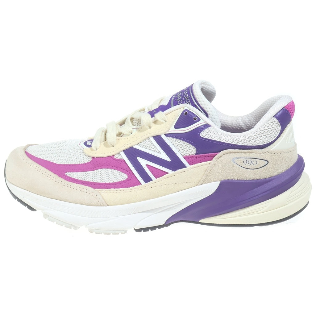 New Balance(ニューバランス) U990TD6 USA製 スエードメッシュ ローカットスニーカー パープル/ホワイト US9.5/27.5cm