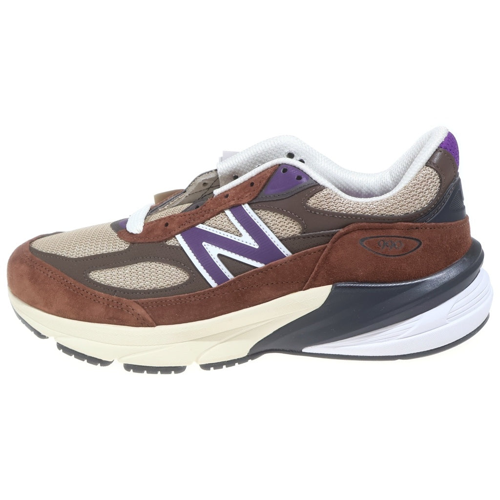 New Balance(ニューバランス) U990OP6 USA製 スエードメッシュ ローカットスニーカー ブラウン/パープル US9.5/27.5cm