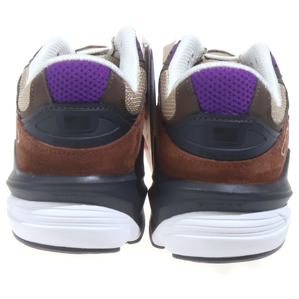 New Balance(ニューバランス) U990OP6 USA製 スエードメッシュ ローカットスニーカー ブラウン/パープル US9.5/27.5cm
