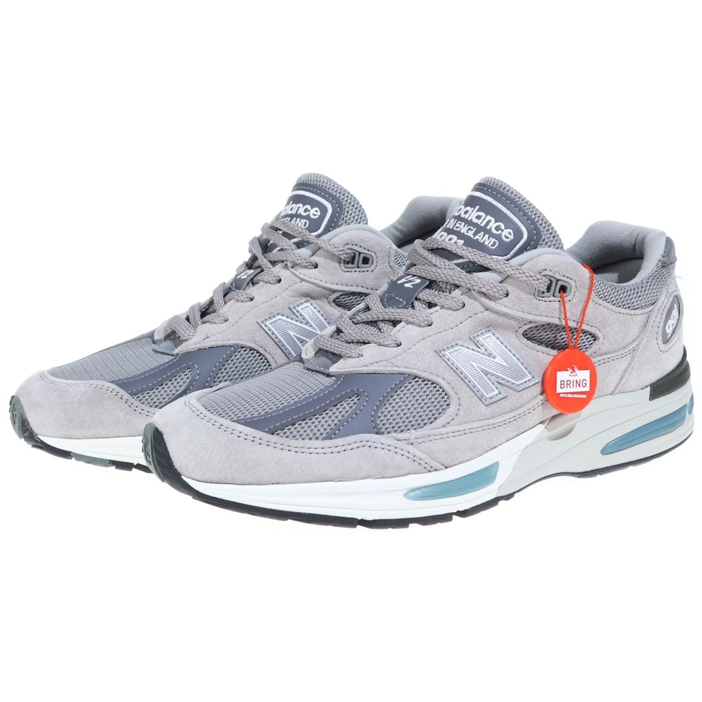 New Balance(ニューバランス) U991GL2 スエードメッシュ ローカットスニーカー グレー US9/27cm