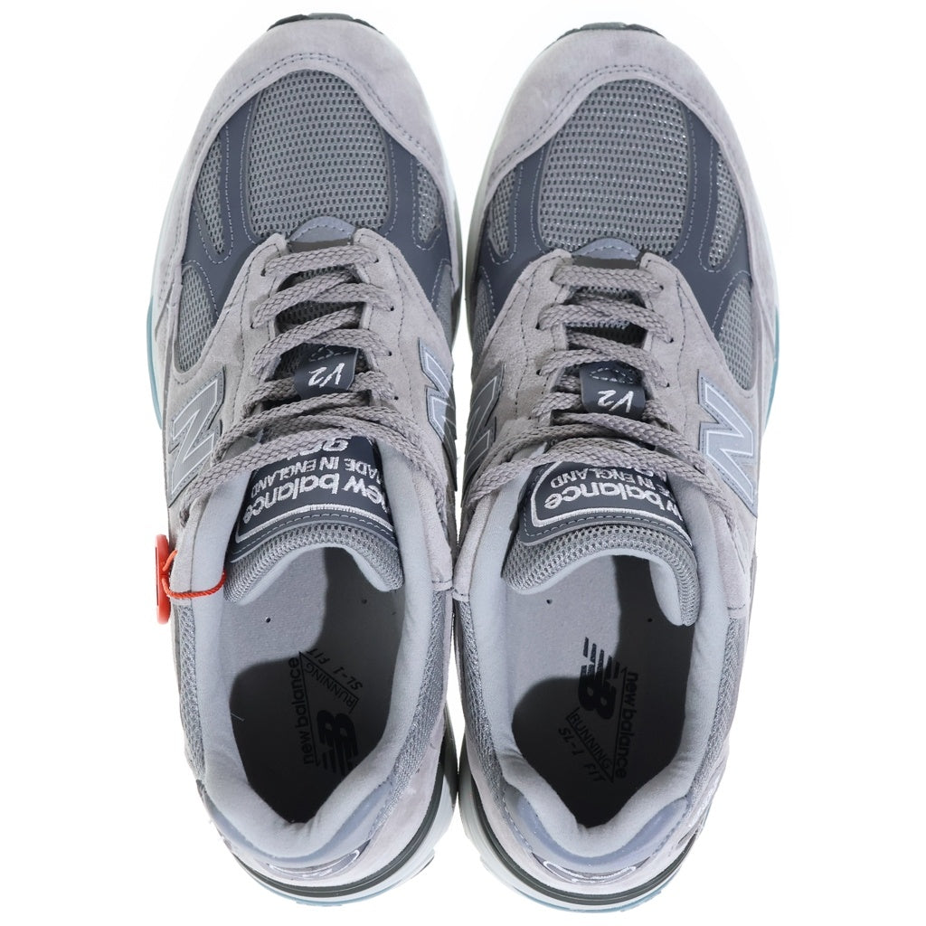 New Balance(ニューバランス) U991GL2 スエードメッシュ ローカットスニーカー グレー US9/27cm