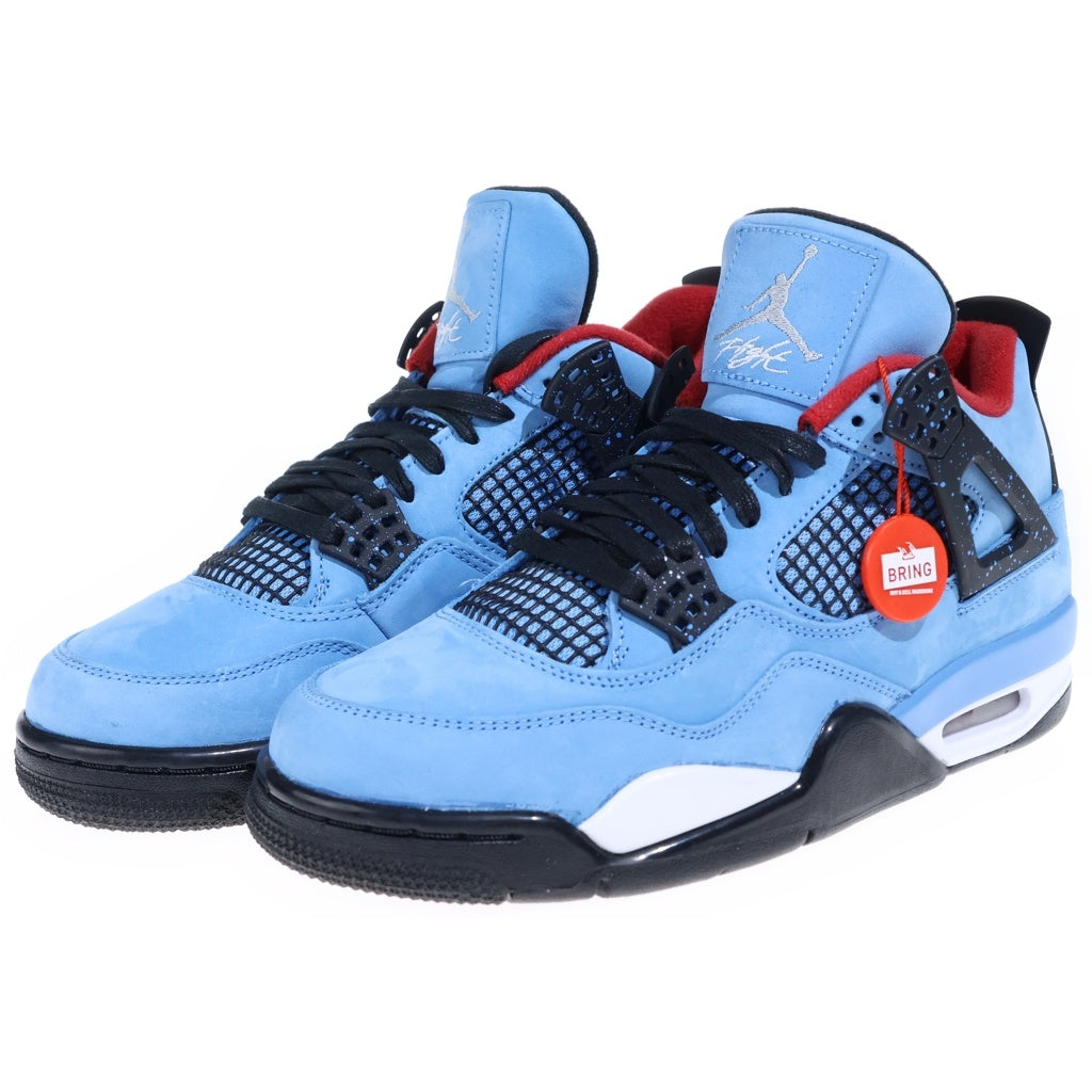NIKE(ナイキ) ×TRAVIS SCOTT AIR JORDAN 4 RETRO CACTUS JACK トラヴィススコット エアジョーダン4 レトロ ハイカットスニーカー カクタスジャック US8.5/26.5cm 308497-406