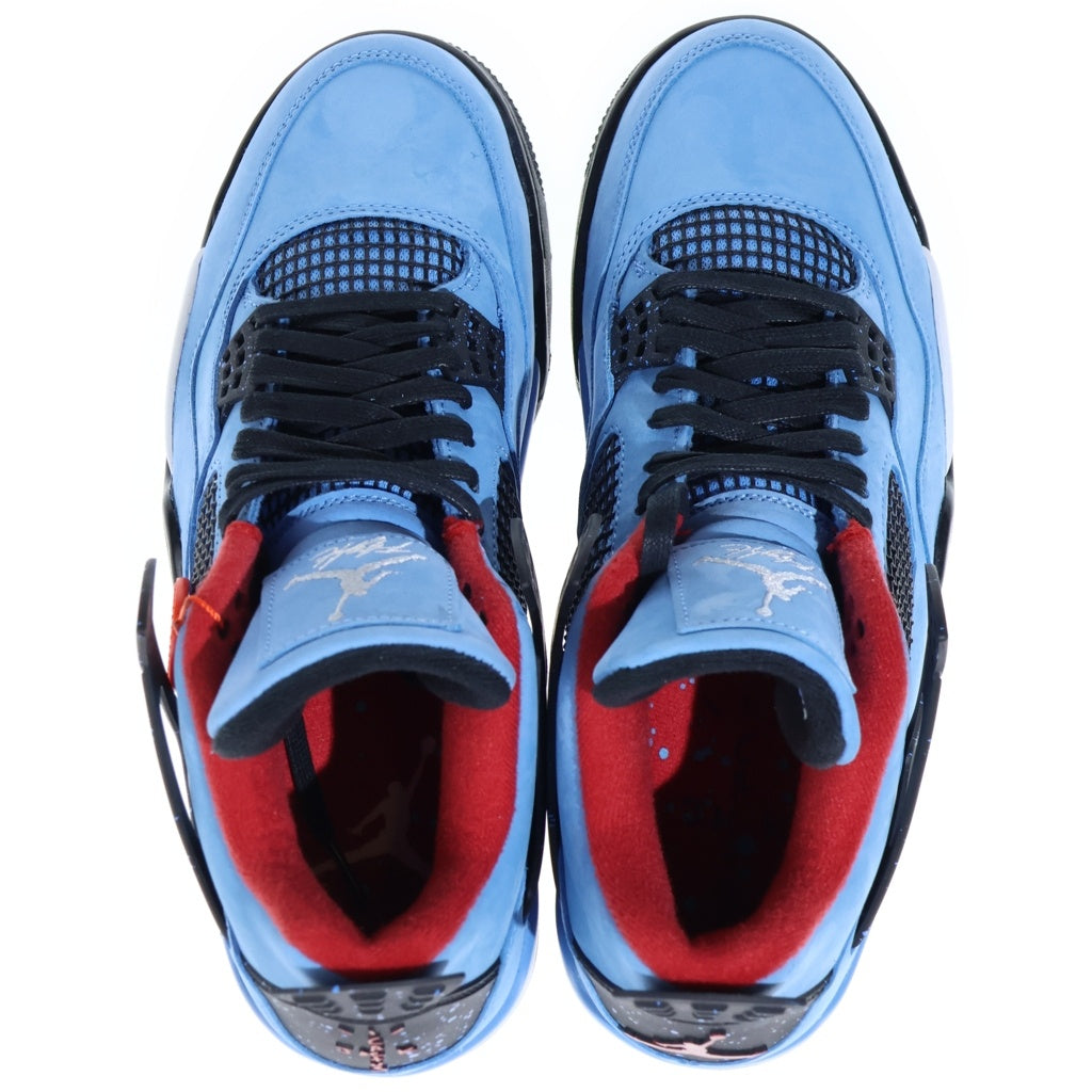 NIKE(ナイキ) ×TRAVIS SCOTT AIR JORDAN 4 RETRO CACTUS JACK トラヴィススコット エアジョーダン4 レトロ ハイカットスニーカー カクタスジャック US8.5/26.5cm 308497-406