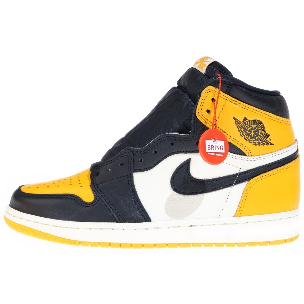 NIKE(ナイキ) AIR JORDAN 1 RETRO HIGH OG TAXI エアジョーダン 1 レトロ タクシー ハイカットスニーカー イエロー/ブラック US8.5/26.5cm 555088-711