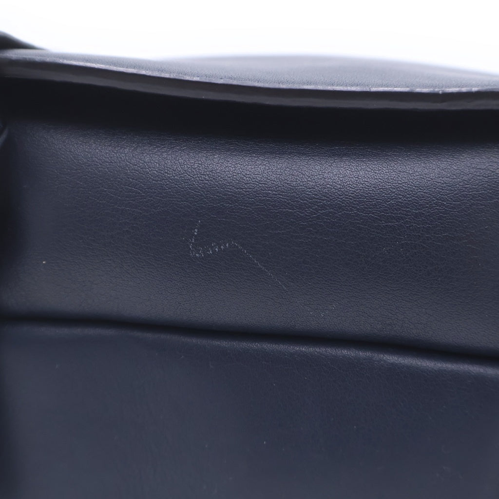 LOEWE(ロエベ) MILITARY MESSENGER XS ミリタリーメッセンジャー レザー ロゴショルダー バッグ ネイビー 553A72X21 652219 レディース