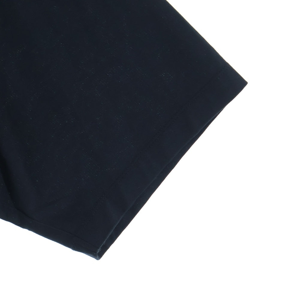 Acne Studios(アクネ ストゥディオズ) Extorr Cotton-Jersey T-Shirt エクストラコットンジャージー モックネック半袖Tシャツ カットソー ブラック FN-MN-TSHI00045
