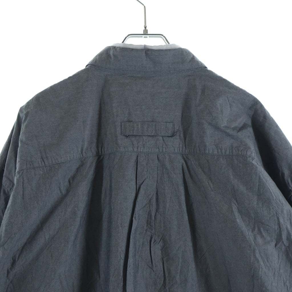 Stein(シュタイン) 21SS OVERSIZED 4LAYERED SHIRT オーバーサイズ 4レイヤード 長袖シャツ グレー ST.236