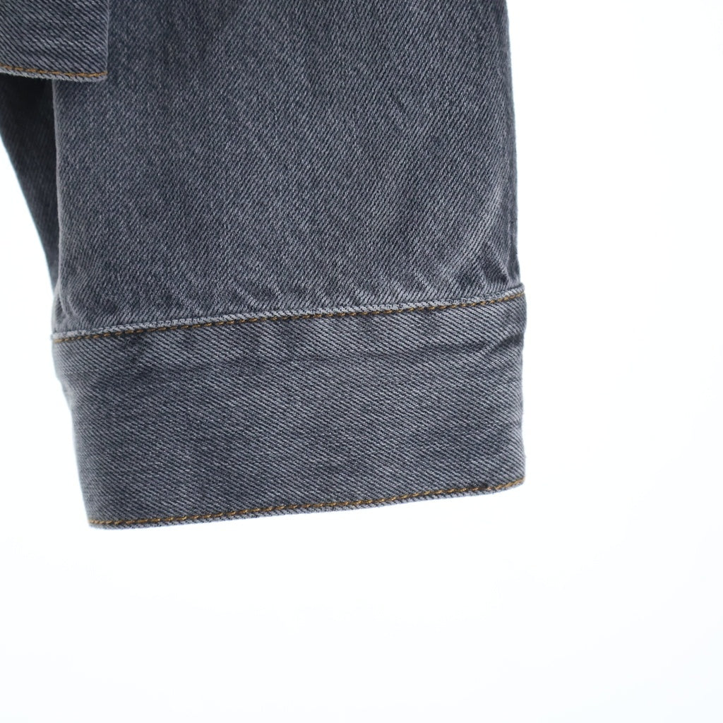 LOEWE(ロエベ) 22AW FADED DENIM JACKET コットン フェードデニムジャケット グレー H526Y50X08