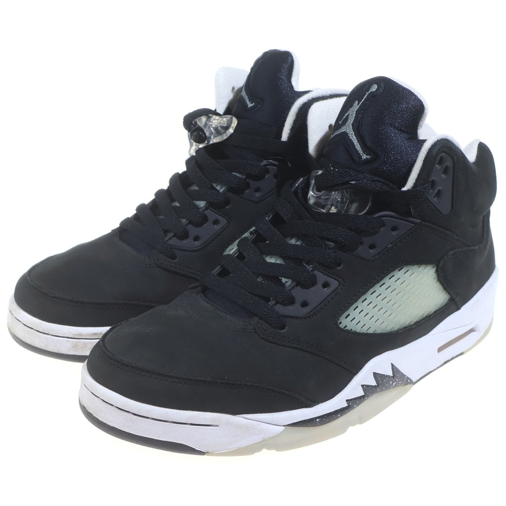 NIKE(ナイキ) AIR JORDAN 5 RETRO エアジョーダン5 ムーンライト ハイカットスニーカー US9.5/27.5cm ブラック CT4838-011
