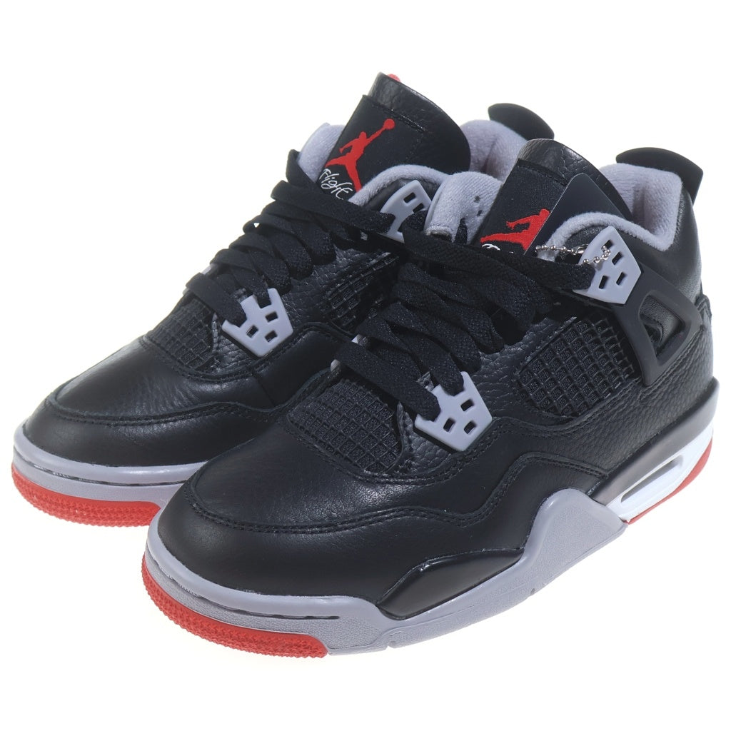 NIKE(ナイキ) AIR JORDAN 4 RETRO GS BRED REIMAGINED エアジョーダン4 レトロ ブレッド リイマジンド ハイカットスニーカー レディース ブラック US4Y/23cm FQ8213-006