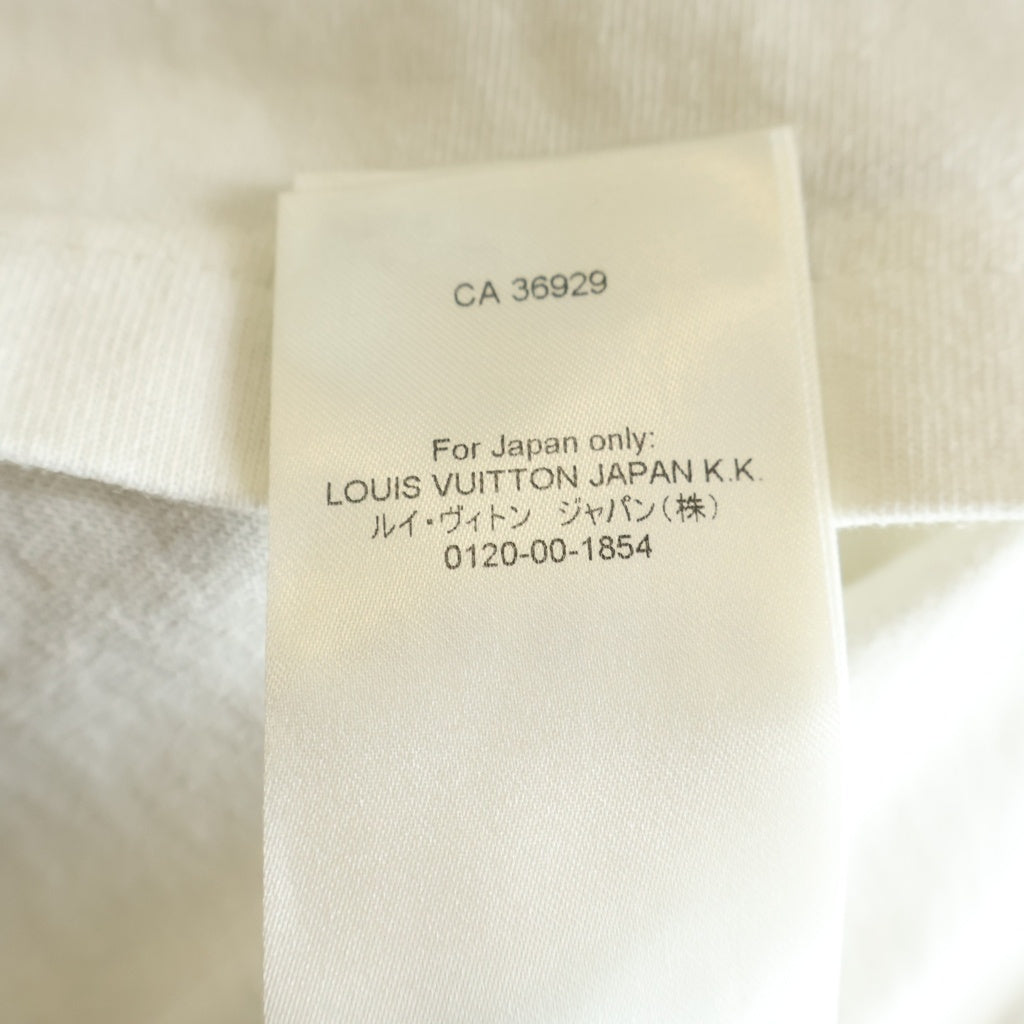 LOUIS VUITTON(ルイヴィトン) 26SS フロントロゴ刺繍クルーネック半袖Tシャツ ホワイト
